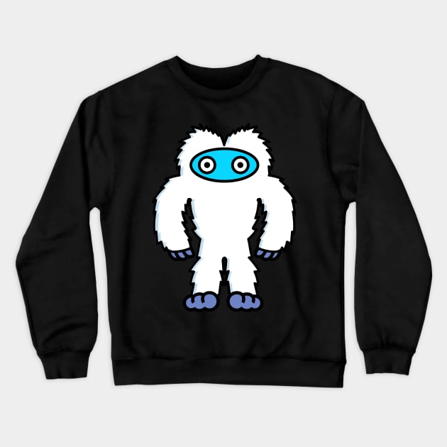 Cute yeti Crewneck Sweatshirt by UniqueDesignsCo
